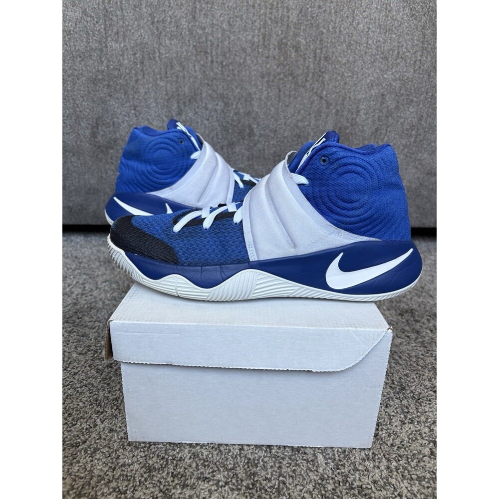 NIKE 2016 KYRIE 2 NIKE ID WHITE DUKE BROTHERHOOD BLUE SIZE 10.5 MENS